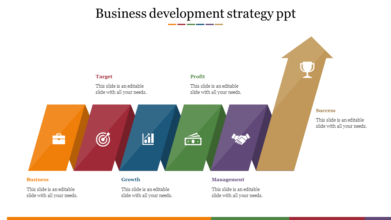 Customized Business Development Strategy PPT Designs